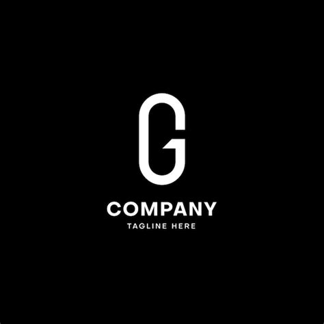 minimalist letter g logo